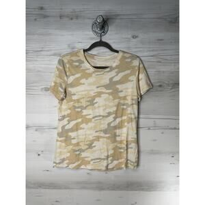 Natural Reflections Shirt Womens Medium Beige Tan Camo Crewneck Bass Pro Shops